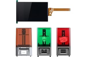 Chitu Systems Upgraded LCD-Bildschirm für Elegoo Mars 2/Mars 2 pro 3D-Drucker Bildschirm Ersatz, 6,08 Zoll Monochrom-LCD-Bildschirm, 2K Lichthärtung Druck mit 1620x2560 Auflösung