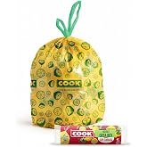 Cook B&uuml;zg&uuml;l&uuml; &Ccedil;&ouml;p Torbası, Orta Boy, 55 x 60 cm, 15 Yaprak, Limon Kokulu, Sarı