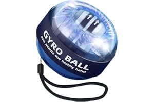 Ezweiji Palla Giroscopica da Polso Ad Avvio Automatico, con Borsa per Palline Originale, Forza del Braccio Rinforzante per Il Polso per Ossa E Muscoli del Polso