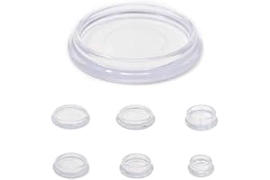 KEAY VITAL PARTS Furniture Cups. Carpet Protectors for Round Furniture Legs. Made in Germany (Clear, 40mm inside diameter - Please see second image before ordering this size, Pack of 8)
