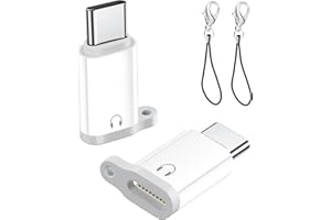 Loydia Lightning auf USB C Adapter für Kopfhörer, USBC auf Lightning Audio Adapter, USB-C Stecker zu lightnning Buchse Kopfhörer-Adapter für iPhone 16/15-Serie, Nicht für Laden/Daten