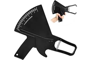 HENGBIRD Pince Adipeuse Caliper Graisse Corporelle – Adipomètre Manuel Mesure du Pli Cutané Précise 0–80mm – Outil Fitness pour Mesurer Graisse Abdominale & Suivi Minceur à Domicile