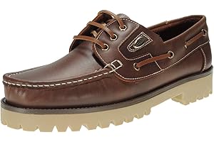 CALZADOS ROMERO Elegance - Mocasín Náutico en Piel para Hombre - Suela de Crepé de 3,5 cm de Grosor - Hecho en España - Mod 802.