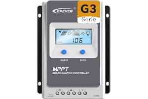 EPEVER® MPPT Tracer-AN G3 – Tracer4210AN G3 Solladdningsregulator, 40A, 12/24VDC auto work, PV 100V, LCD Display, Gemensam ne