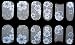 One Sheet Lace Nail Art Tips Sticker Decal Full Wraps - XFJU073 Nail Sticker Tattoo - FashionLife