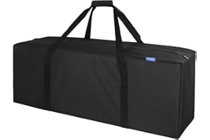 INFANZIA 100L Sac de Sport Grand Capacité pour Homme et Femme, Tres Grand Sac de Voyage résistant à l'eau Pliable avec Fermeture Eclair Améliorée, Solide et Durable, Noir