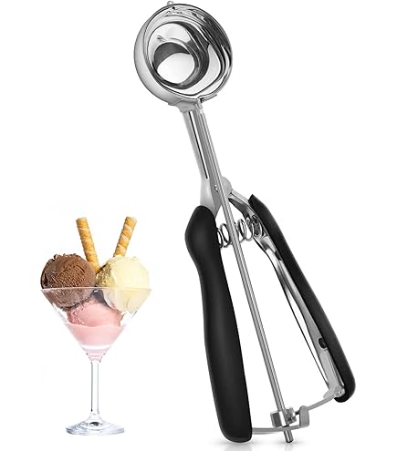 Eisportionierer Edelstahl Mit Auslöser - 9 Größen Für Perfekte Eiskugeln