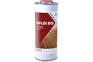 TOVER, Riflex B12, Cera liquida per parquet, Rinnova pavimenti in legno rovinati, Idrorepellente, 1 L, 1 unità