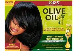 ALVIES Olive Oil Hair Relaxer – Normal Strength | 1 Application for Smooth, Frizz-Free Hair