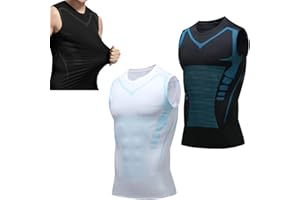 GENERIC Maynox Compression Shirt, Maynox Vitaboost Shirt, Vitaboost Compression Shirt, Ionic Shaping Sleeveless Shirt for Men