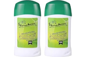 Tattoo Transfer Gel & Stencil Gel Doppelpack (2x51g) - TONBAO Tattoo Zubehör für Profis: Pflanzliche Drehauf-Formel, Schnelltrocknend, Klare Linien