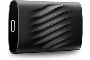 PIX Disque Dur Externe, Disque Dur Externe Portable 2To, 2024 Nouveau Ultra-Mince 2, 5" Disques Durs Externes, pour PC, Mac, TV, MacBook, Ordinateur Portable, Bureau, Windows-Noir