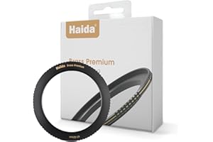 Haida Anillo elevador de 67 mm a 82 mm, adaptador de latón de 62 a 82 mm para filtro