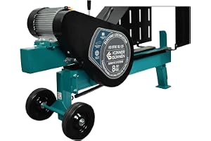 Kinetisk Vedklyv med Elektromotor KS 8TKE 52/35, 2 000 W, max. Klyvkraft 8 Ton, max. Stamlängd 520 mm, max. Stamdiameter 350 mm, Klyvningstid upp till 2 Sekunder, vedklyv elektrisk