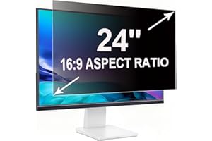 ‎RUORD ruord Sichtschutzfolie für 24 Zoll 16:9 (53.1x29.9cm) Monitor - Blaulichtfilter & Blendschutz, Abnehmbar Blickschutzfolie | PC Blickschutzfilter für Büro