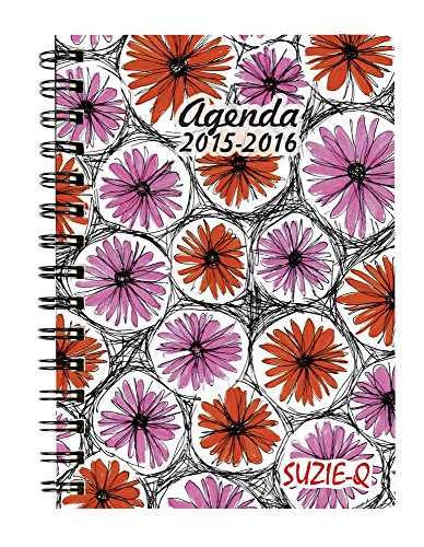 Télécharger Exacompta Suzie Q Agenda scolaire Semainier de poche 13 x 9 cm Motif Fleurs Rose Francais PDF