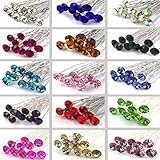 Bride Boutique Bridal Wedding Prom Crystal Encrusted Diamante Hair Pins Clips Grips