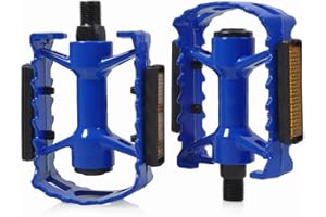 ThinkTop Kid's Bike Pedal, Aluminium Alloy Ultra Strong 1/2-Inch Bike Pedals Platform Flat Fit for 12" 14" Boys Girls Bike