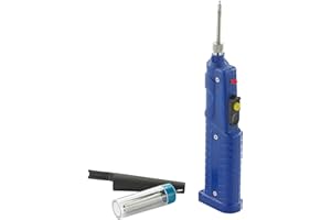 AGT Soldadores eléctricos - Soldador de batería: Soldador a batería inalámbrico (paquete de baterías soldador, soldador batería, bateria cargada)