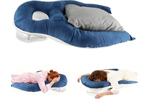 JAOGAUS Vitrectomy Face Down Pillow for Eye Surgery Recovery, Post Eye Surgery Sleeping Support Cushion with Adjustable Stand & Chest Pad, Prone Pillow for Macular Hole & Retinal SurgeryPatients