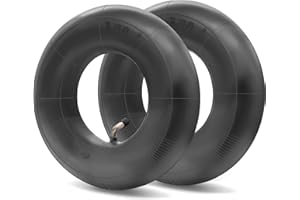 NVGFTG 2 Tubi di Ricambio per Ruota di Carriola 3.00–4/260 × 85 mm, Camera d'Aria 3.00-4 Valvola a Gomito TR87, Tubo di Ricambio per Ruota Carriola