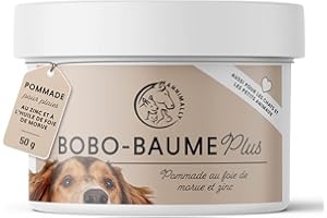 ANNIMALLY Pommade au Foie de morue et au Zinc pour Chiens 50g - Pommade pour blessures, eczéma et escarres - Baume pour Chiens, Chats, Chevaux et Petits Animaux avec du Zinc, de l'huile de Foie de morue