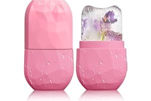 AULESE Ice Roller do twarzy, silikonowy wałek do twarzy, wielokrotnego użytku, masażer do twarzy, twarzy, do zmniejszenia porów, rozjaśniania zmarszczek, rozjaśniania skóry