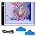 Produktbild Hisome LED Licht Pad Board, Ultradünne 3,5 mm A4 USB 5D Diamant Malerei LED Tablet Box Tracer für Zeichnung, Skizzieren, Diamant Malerei Artcraft Tattoo Aquarell Kopie Quilten Tracing