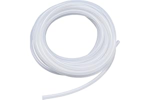 Tubo in silicone 2 mm ID x 4 mm OD - 8 metri, LAVMHAB Tubo flessibile in silicone per uso alimentare Tubi flessibili per aria per trasferimento della pompa