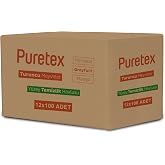 Puretex Y&uuml;zey Temizlik Havlusu Turuncu Meyveler 12x100 (1200 Yaprak)