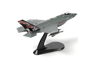 NUOTIE 1/72 F-35A Lighting II Fighter Aircraft Model Fighter U.S. Airforce AF-01 Modello di aereo pressofuso con espositore Squadrone F35A Flight Mode (AF-01) Collezione di modelli regalo per adulti