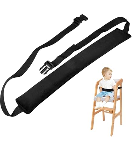 Kinderstoelriemen, universele kinderstoelveiligheidsgordel, reserveriemen voor houten kinderstoelen/kinderwagens (5-punts veiligheidsgordel voor baby's