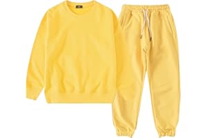 amropi Bambini Ragazzi Tuta Felpa Pullover e Jogging Pantaloni 2 Pezzi Tute da Sportivo