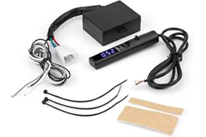 ‎KIMISS KIMISS 12V Universal Auto Modifizierter Turbo Timer Geräteschutz, Auto Turbo Digitalanzeige Parkzeitverzögerer