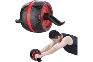XEMZ Abdominal Roller Wheel, Smart Brake Automatic Rebound Ab Roller Wheel, Mute Non-Slip Abs Carver Multiple Angles Core Workouts Ab Roller, Home Gym Equipment for Men Women Abdominal Exercise