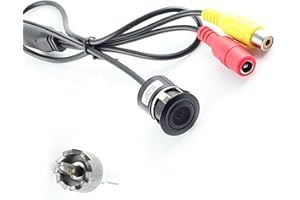 Cocar AC18 Car Auto Rear View Camera Backup Cam Bumper Hole Drilling 18mm Mount Universal Fit Parking Assistance Grid Lines