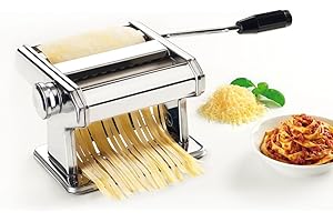 Metaltex Maquina para Pasta Italiana, Acero, Gris, 35x19x13,5 cm