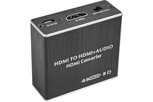 CENPEK HDMI till HDMI Audio Extractor 4K X 2K HDMI Audio Extractor Splitter Audio Converter med 3,5 mm Stereo Audio Splitter