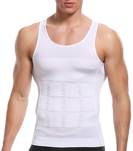 Débardeur Compression Homme 3 Pièces - Ventre Plat - Invisible Sous Vêtements