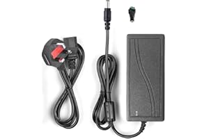 Arotelicht LED Strip Power Supply 12V 3A, 60W Adapter AC 100-240V to DC 12V Driver Transformer with IEC Connector for Light Strip SMD 3528/5050 COB