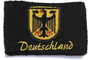 Fan-O-Menal Pulswärmer - Bundesadler Deutschland - 56426 Schweißband schwarz