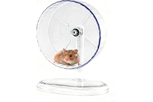LIULINY Hamsterhjul, 21 cm, Tyst Hamster Löphjul, Stående Löphjul för Hamster