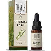 Masala Saf Sitronella Yağı 10 ml. - (Citronella Essential Oil) Cymbopogon Nardus