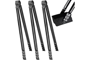 Charcoal Tongs Long,Forreen 3 Pieces Coal Tongs for BBQ Multifunctional Durable Metal Barbecue Clip mit Anti-Scald Handle for Outdoor Barbecue Picnic Fireside Stove Fireplace