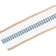 sourcing map 100Pcs 10K Ohm Resistor, 1/2W 1% Tolerance Metal Film Resistors, Lead, 5 Bands for DIY Electronic Projects and Experiments