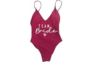 LXURY Bikini Triangolo Donna Team Bride Female Thong Imbottito Costume da Bagno Un Pezzo Spiagge Donne Costumi da Bagno Backless Bather Beachwear