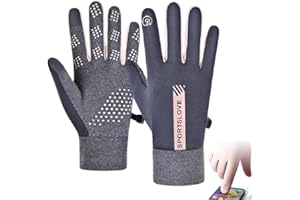 DEYROS wasserdichte, rutschfeste, kältebeständige Finger-Touchscreen-Handschuhe, Winterhandschuhe für Damen und Herren, winddichter, Warmer Handschuh für kaltes Wetter