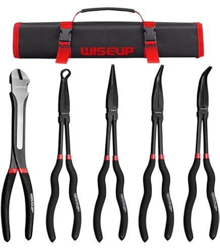 Pinza A Becchi Lunghi EXID 420 Mm - Impugnatura Antiscivolo, Per Lavori In Spazi Stretti E Riparazioni Meccaniche