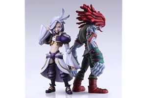 Crunchyroll GmbH - Square Enix - Final Fantasy IX - Bring Arts: Kuja & Amarant Coral - Figura - 16 & 18 cm - Original