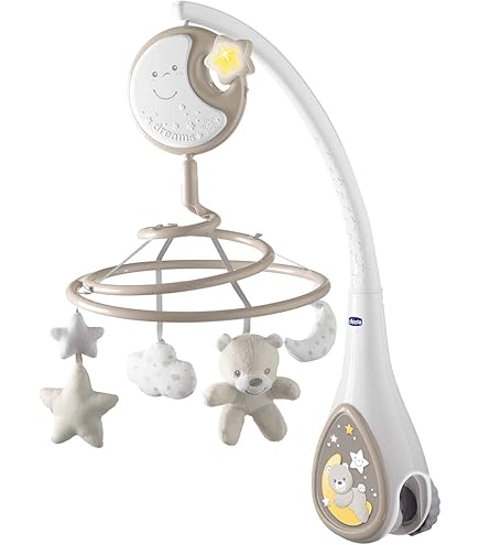 Nattou Mobile Avec Boîte à Musique En Bois Et Polyester, Renard Et éléphant, Douce Berceuse « La-Le-Lu », Env. 50 Cm, Flo, Oli & Ernest, Flo Beige | Votre Wishlist Sur